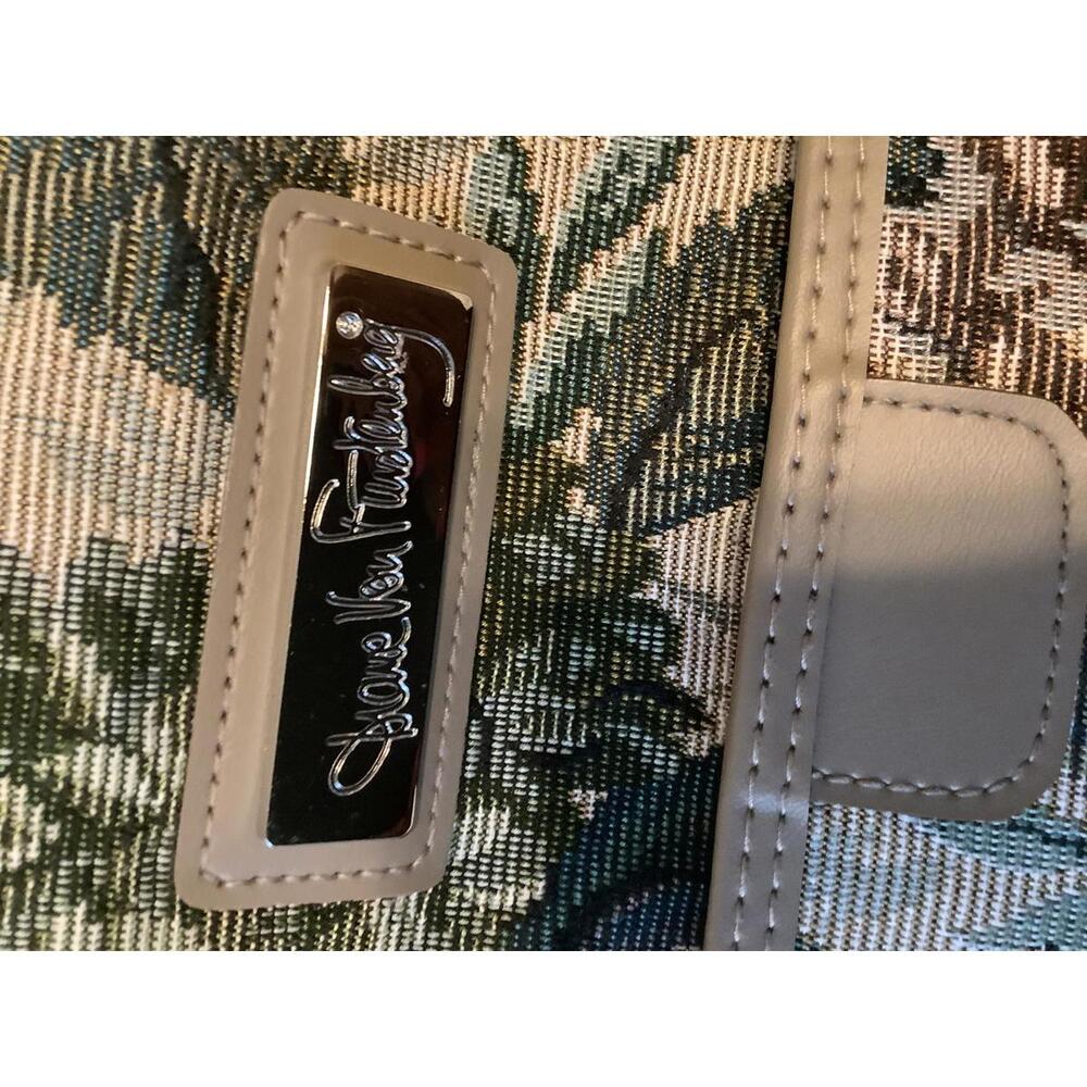 Diane Von Furstenberg garment bag with Floral Pattern